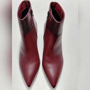 MADDEN GIRL Women's  Burgundy Stormy  Ankle Boots - 6.5